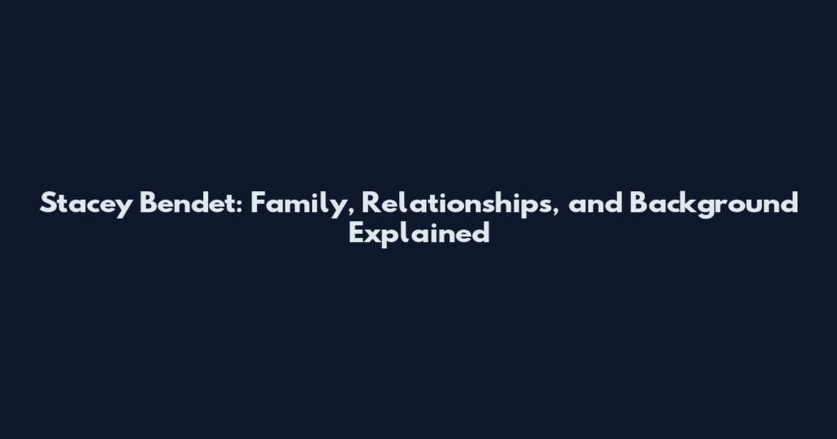 Stacey Bendet: Family, Relationships, and Background Explained