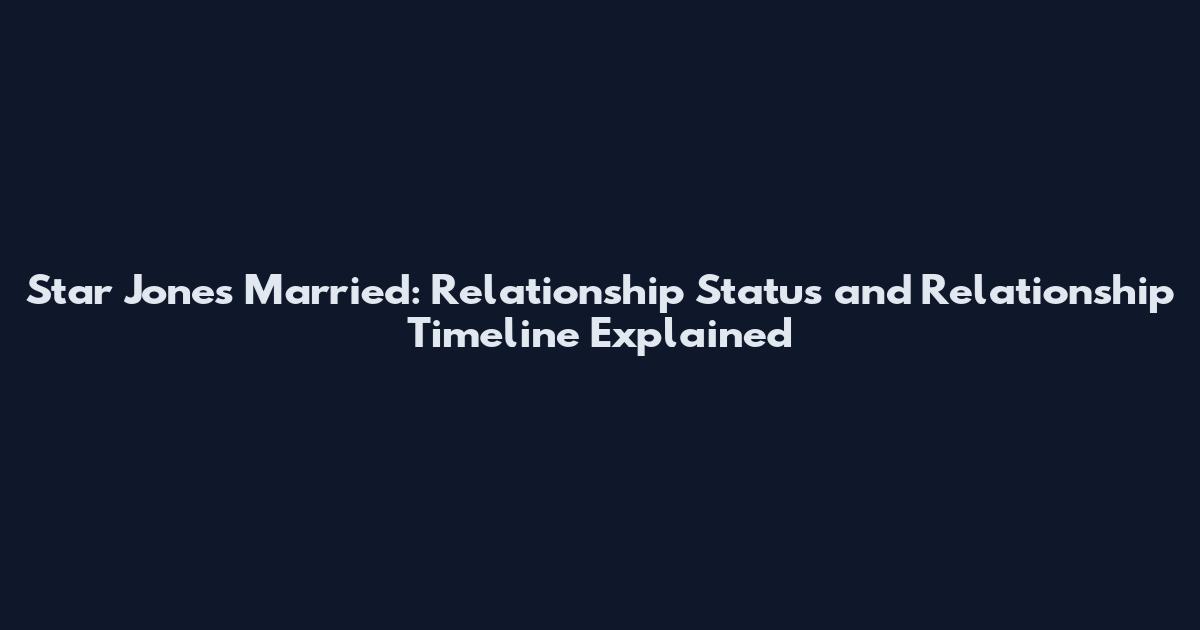 Star Jones Married: Relationship Status and Relationship Timeline Explained