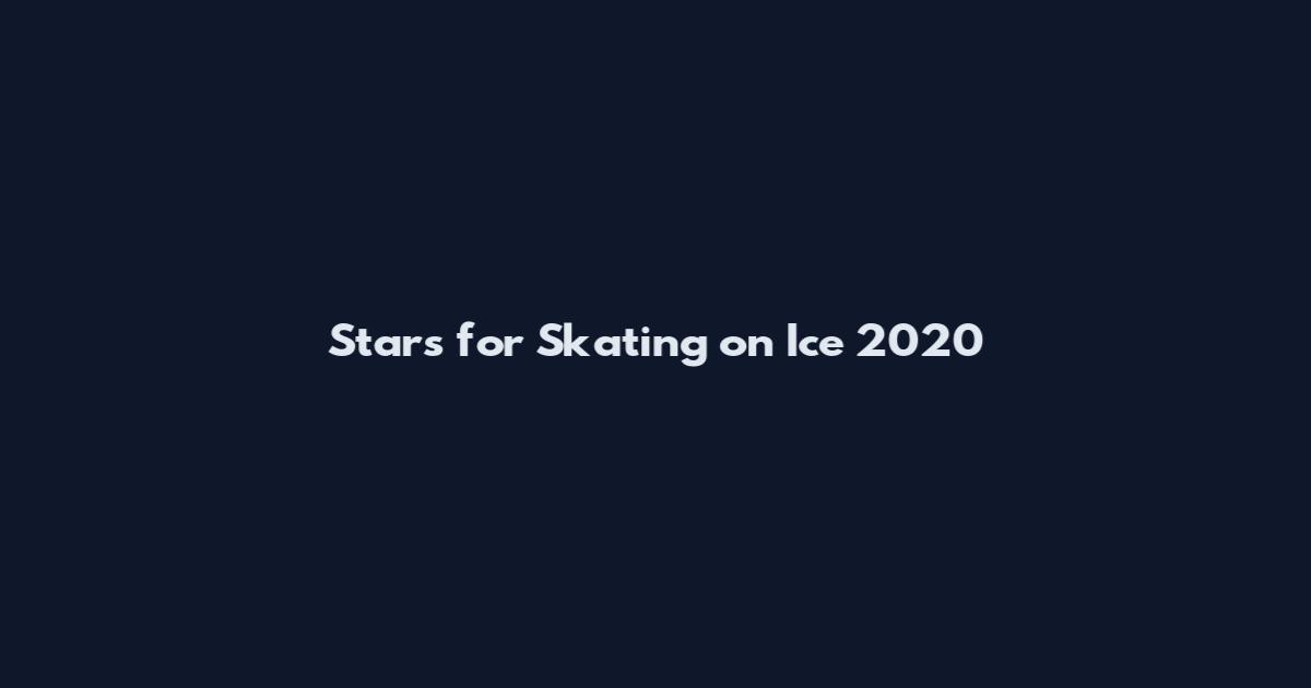 Stars for Skating on Ice 2020