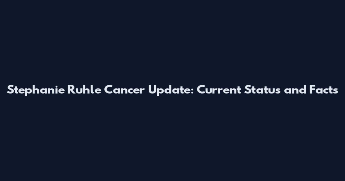 Stephanie Ruhle Cancer Update: Current Status and Facts
