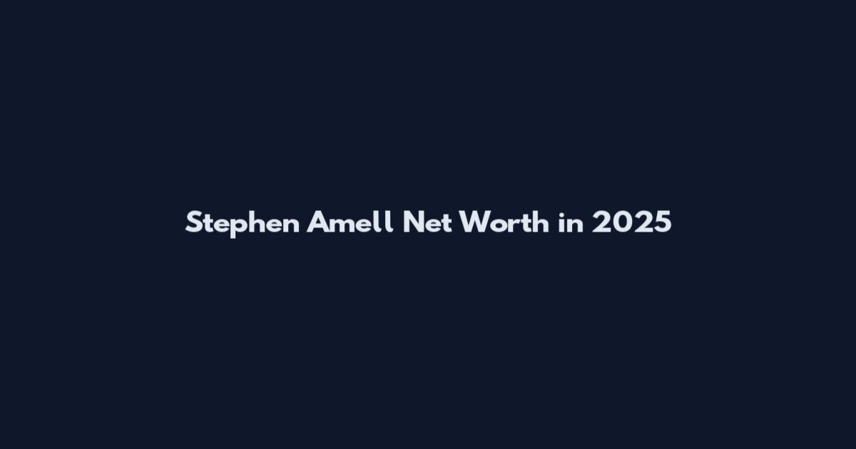 Stephen Amell Net Worth in 2025