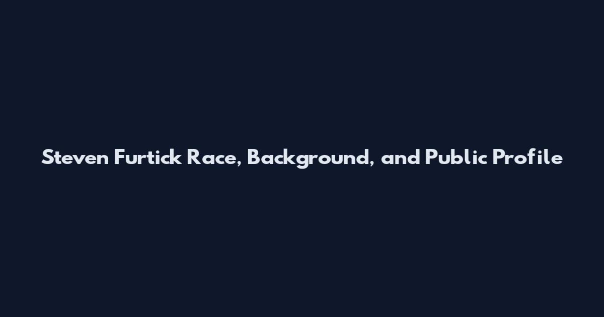 Steven Furtick Race, Background, and Public Profile