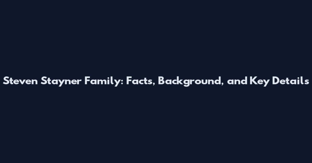 Steven Stayner Family: Facts, Background, and Key Details