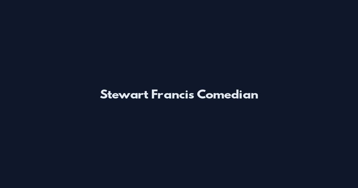 Stewart Francis Comedian