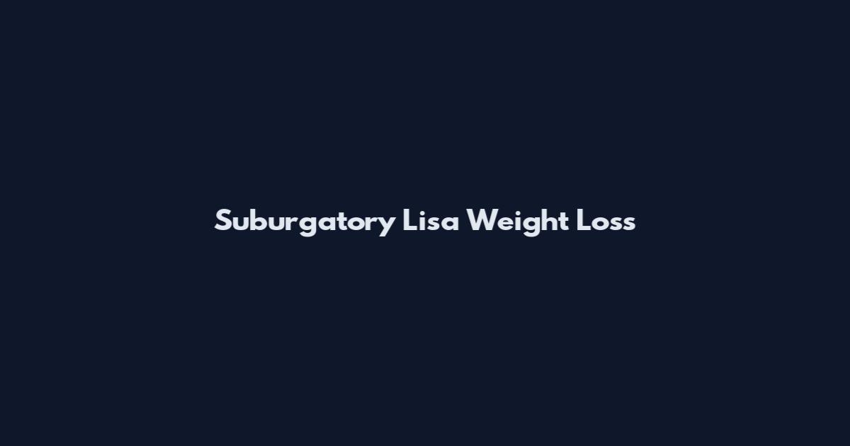 Suburgatory Lisa Weight Loss