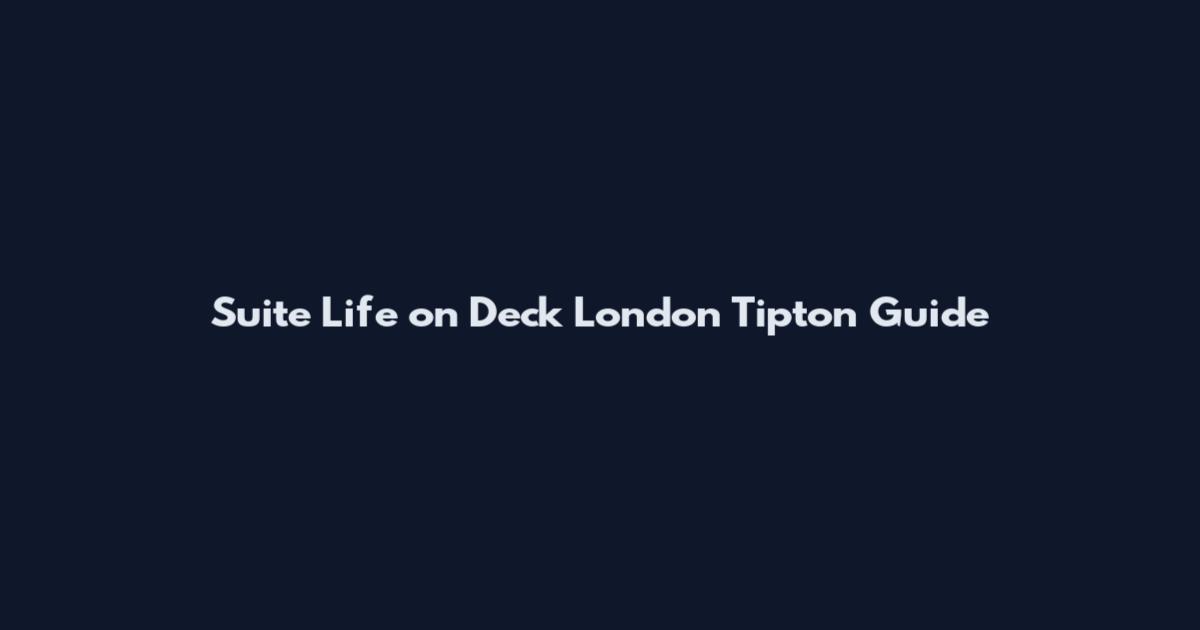 Suite Life on Deck London Tipton Guide