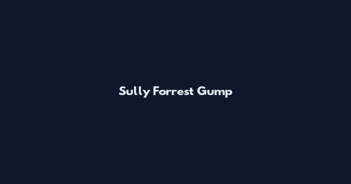 Sully Forrest Gump