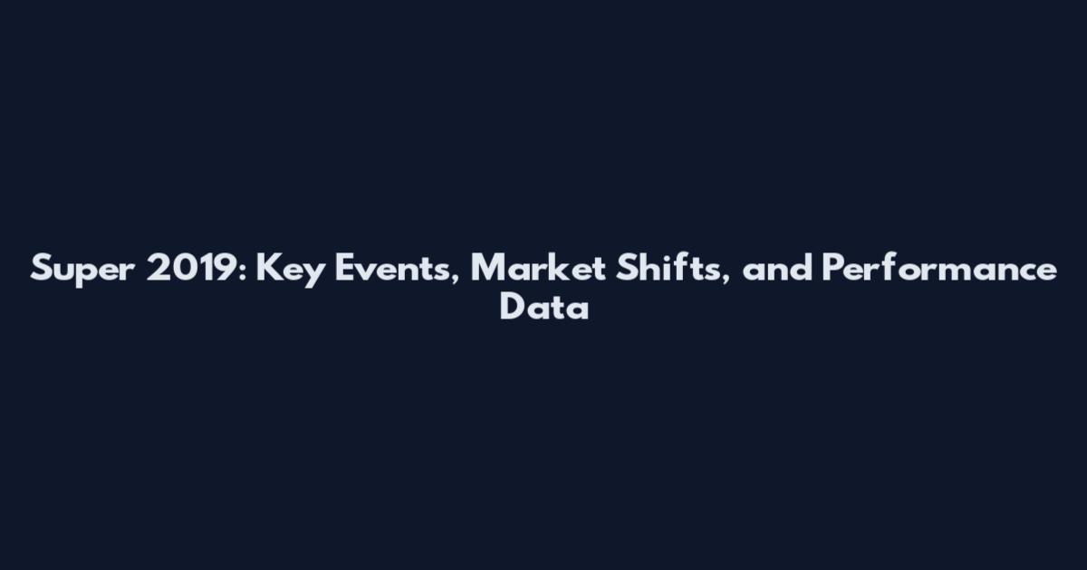 Super 2019: Key Events, Market Shifts, and Performance Data