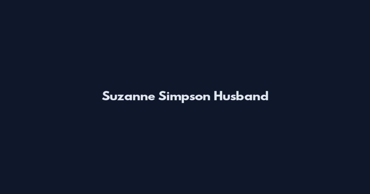Suzanne Simpson Husband