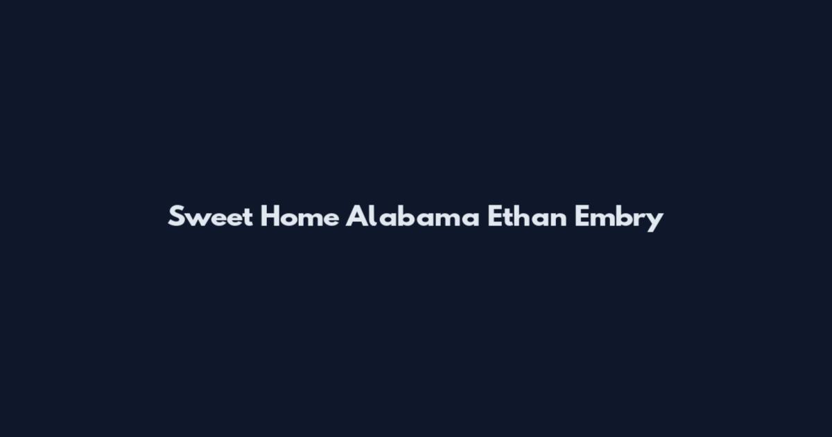 Sweet Home Alabama Ethan Embry