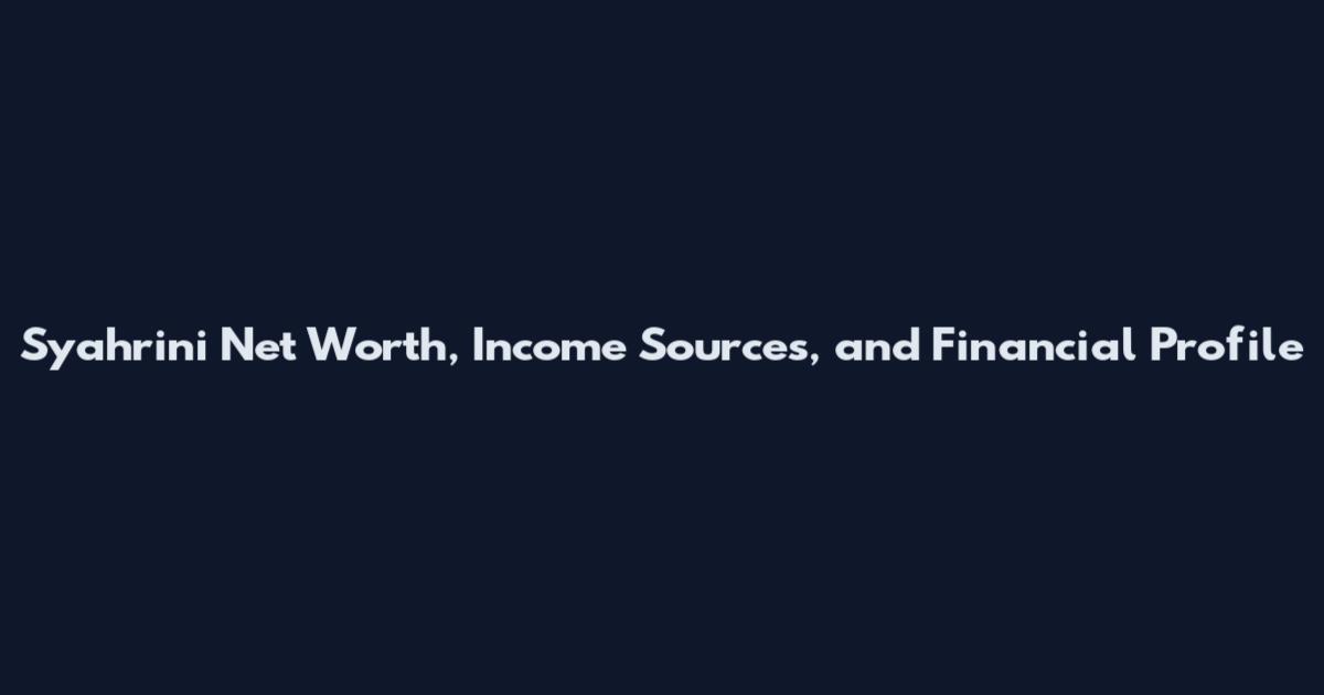 Syahrini Net Worth, Income Sources, and Financial Profile