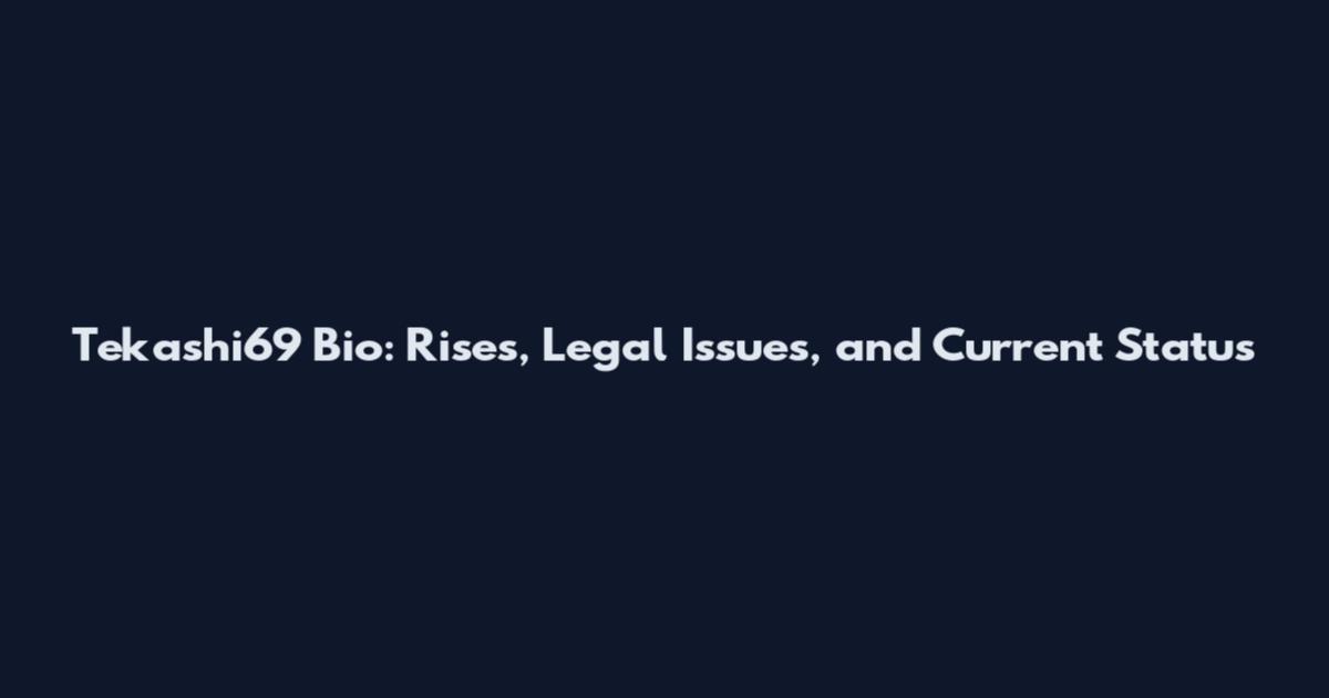 Tekashi69 Bio: Rises, Legal Issues, and Current Status