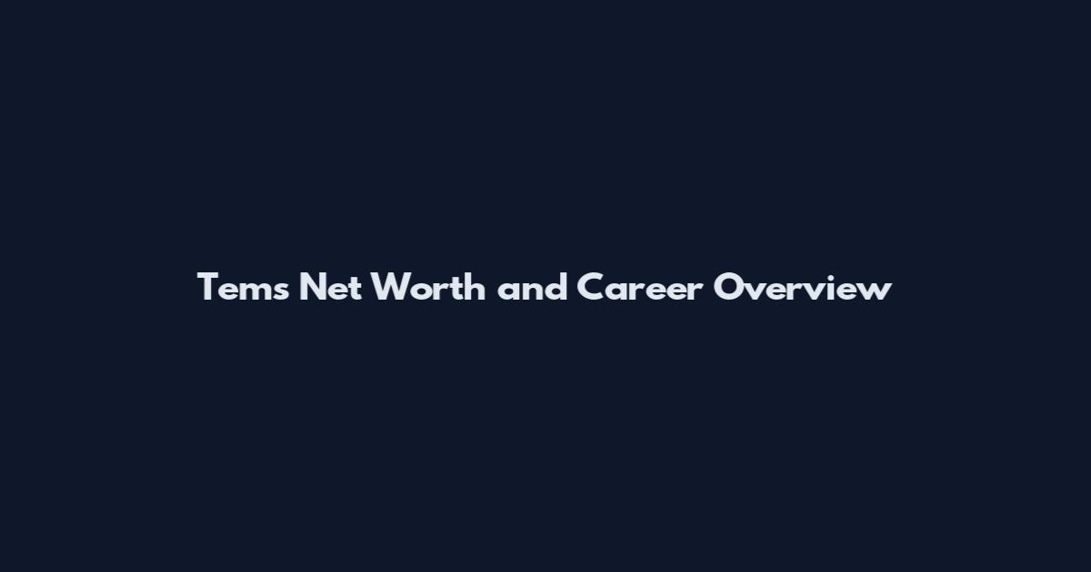 Tems Net Worth and Career Overview