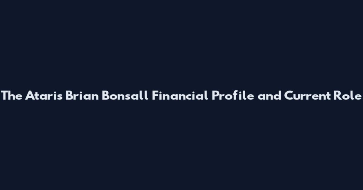 The Ataris Brian Bonsall Financial Profile and Current Role