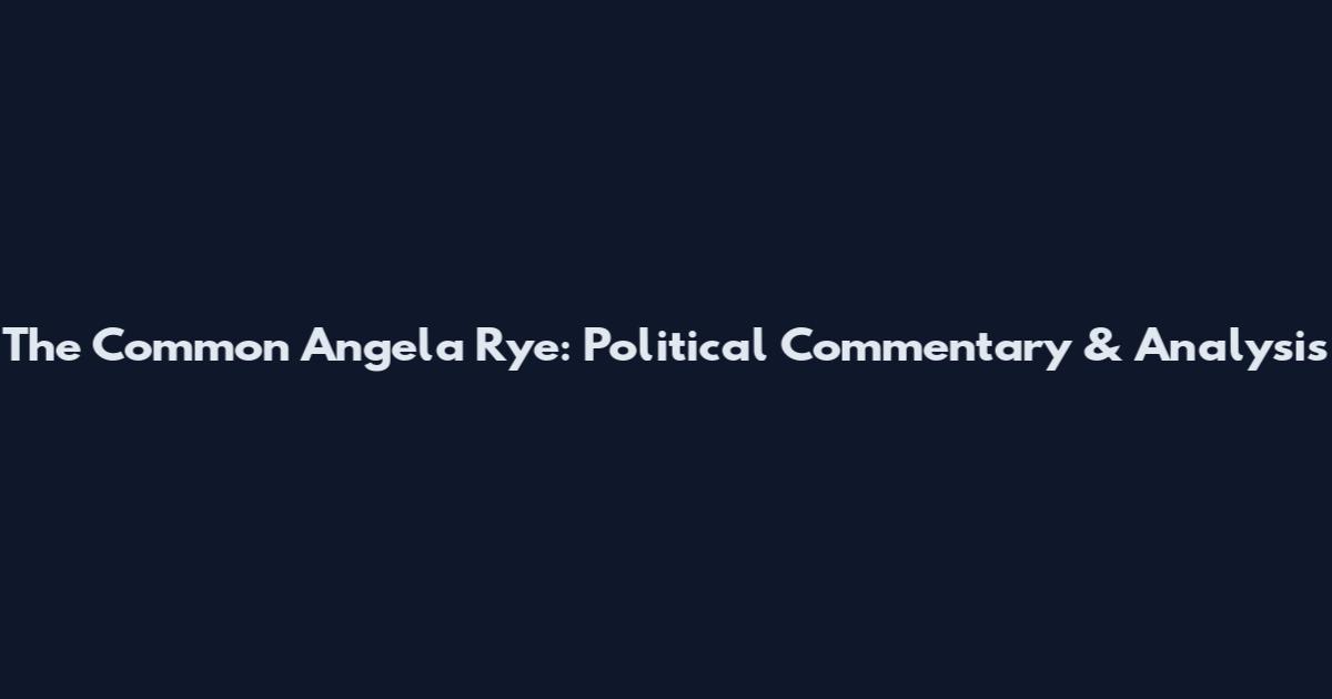 The Common Angela Rye: Political Commentary & Analysis