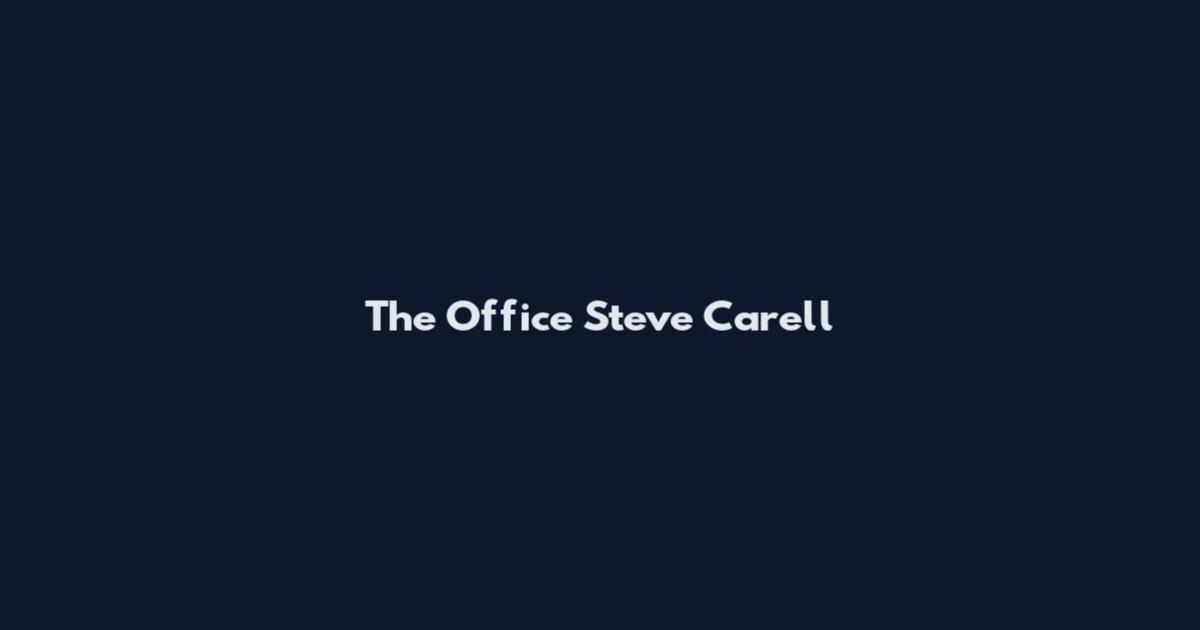The Office Steve Carell