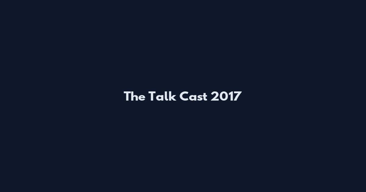 The Talk Cast 2017