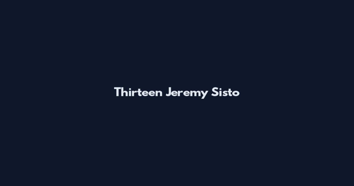 Thirteen Jeremy Sisto