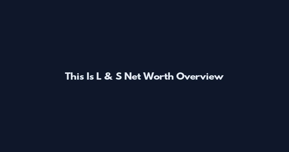 This Is L & S Net Worth Overview