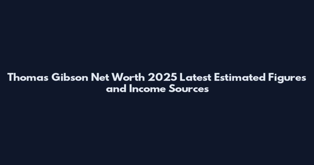 Thomas Gibson Net Worth 2025 Latest Estimated Figures and Income Sources