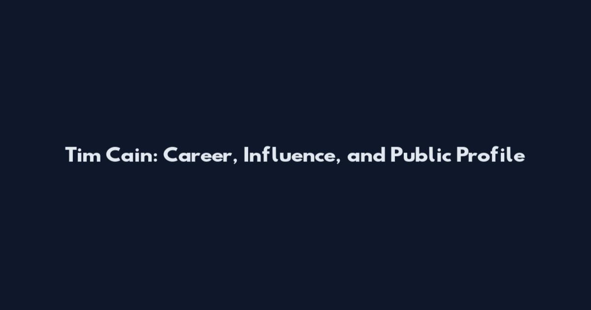 Tim Cain: Career, Influence, and Public Profile