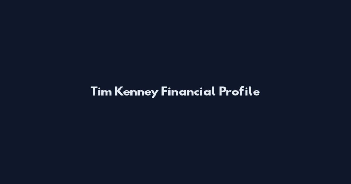 Tim Kenney Financial Profile
