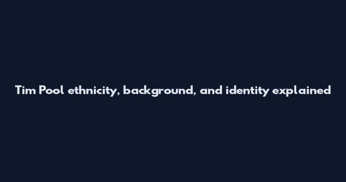 Tim Pool ethnicity, background, and identity explained