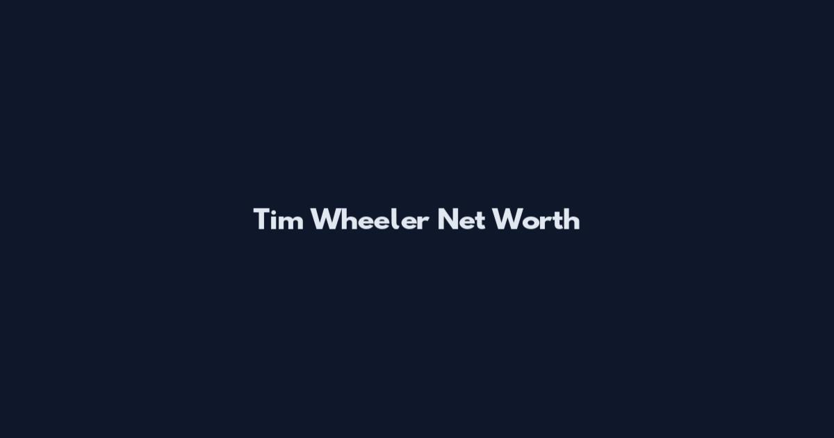 Tim Wheeler Net Worth
