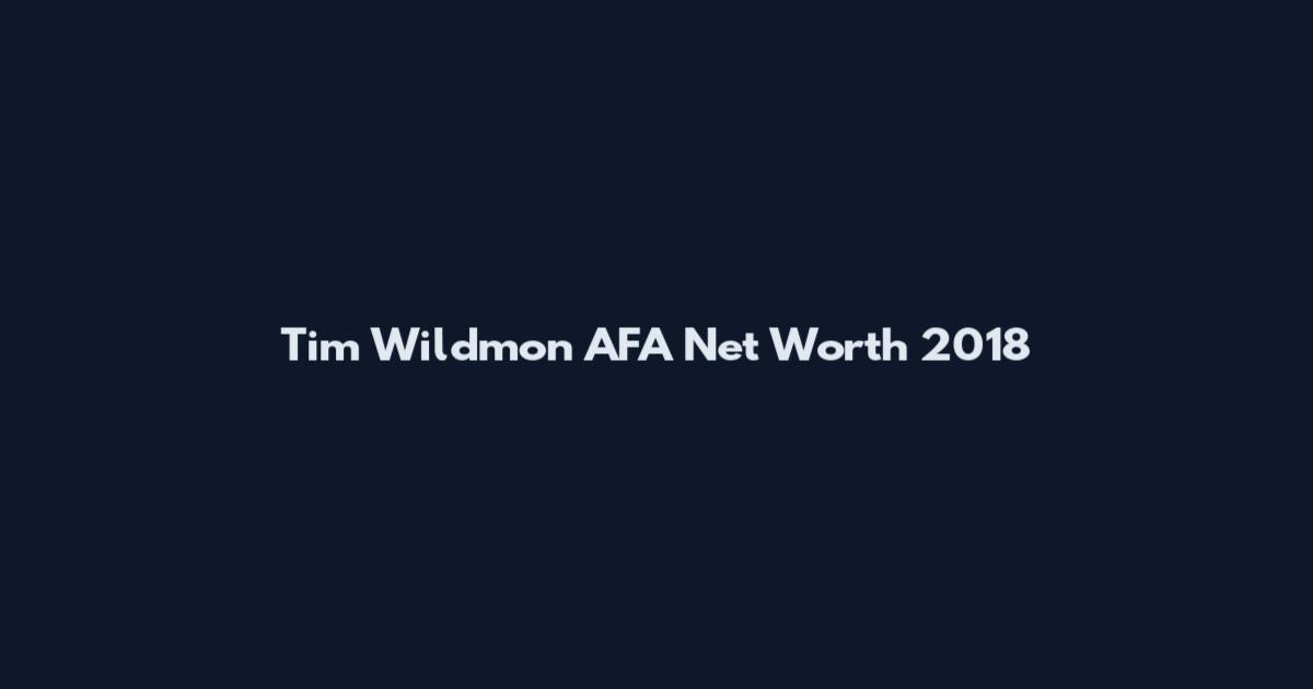 Tim Wildmon AFA Net Worth 2018