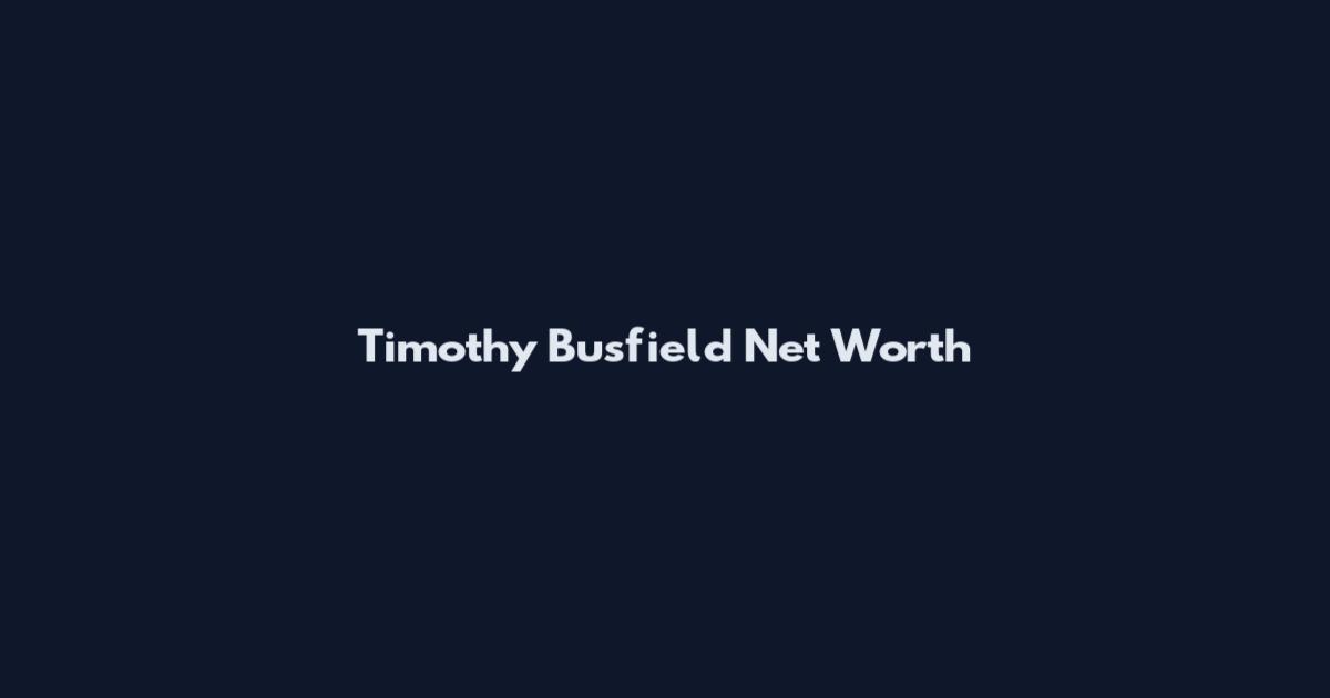 Timothy Busfield Net Worth