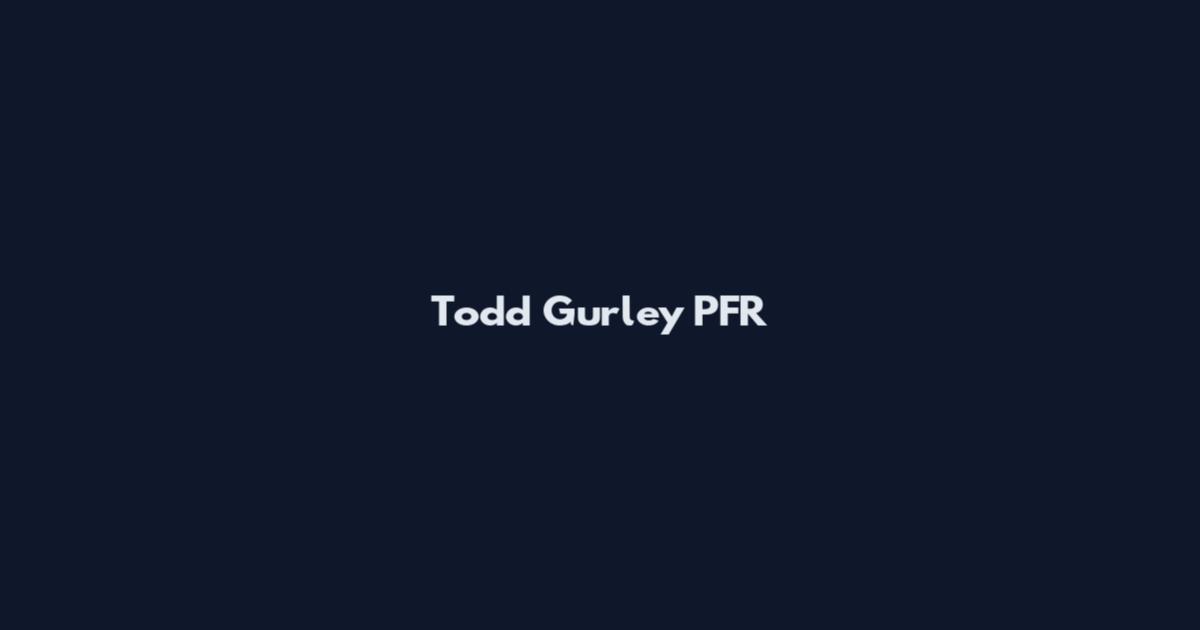 Todd Gurley PFR