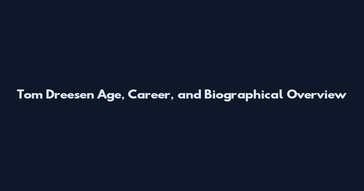 Tom Dreesen Age, Career, and Biographical Overview