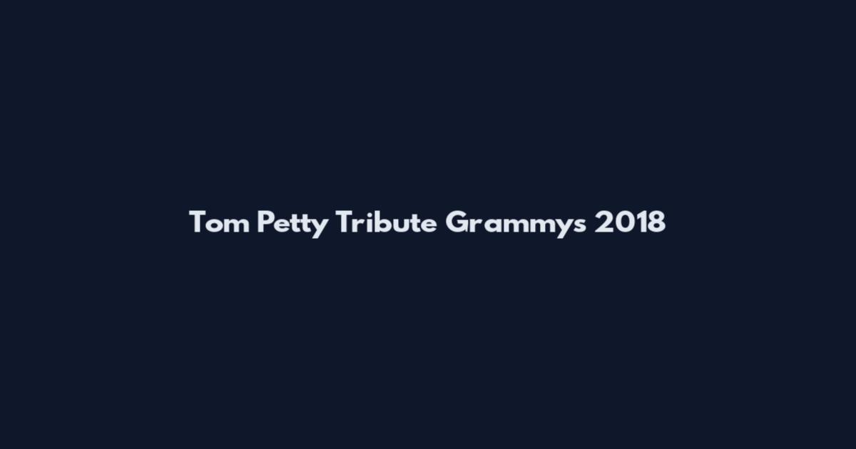 Tom Petty Tribute Grammys 2018