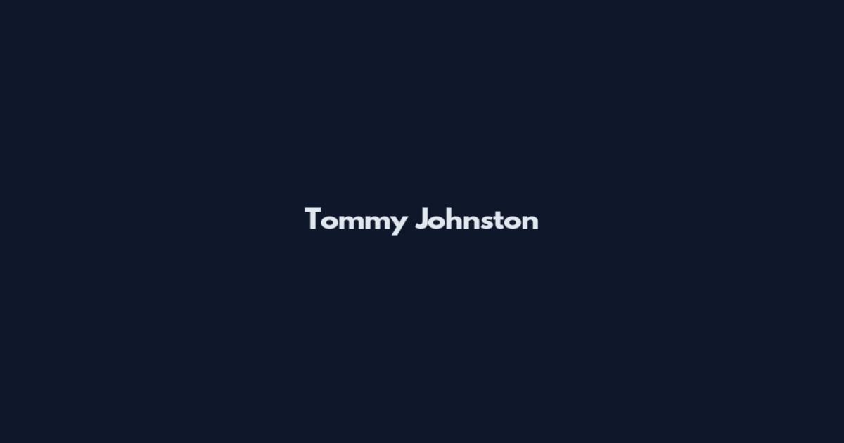 Tommy Johnston
