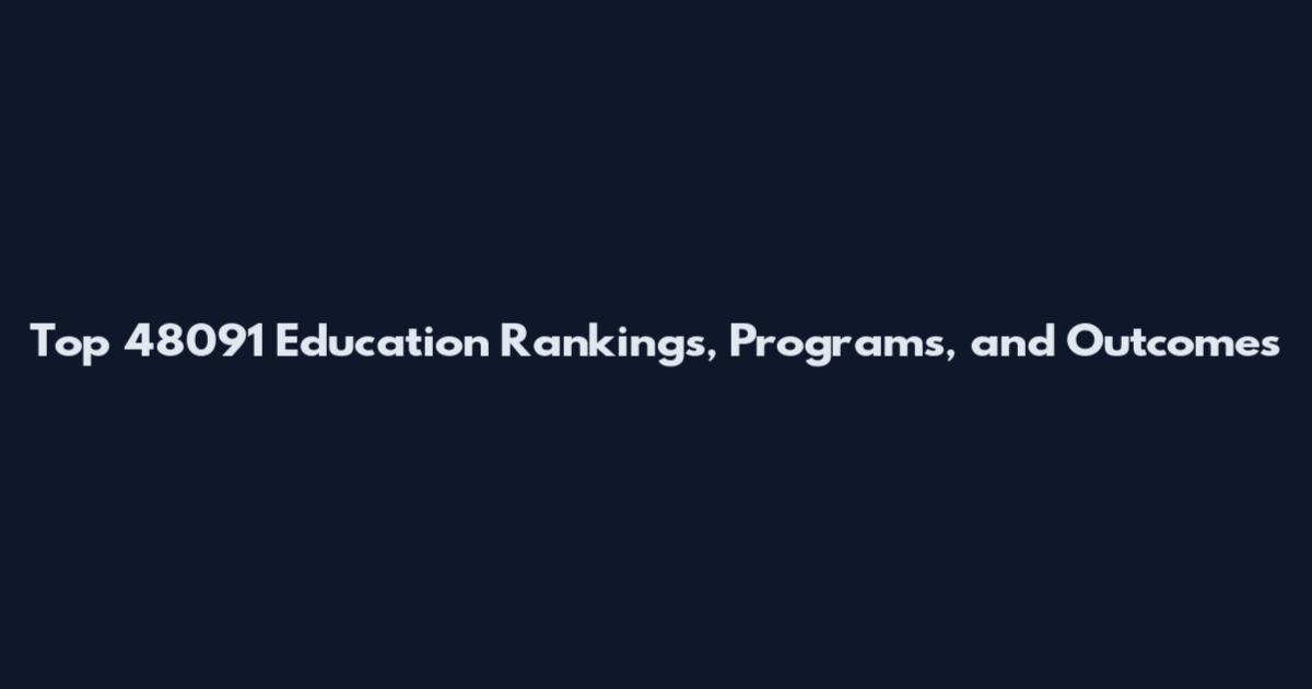 Top 48091 Education Rankings, Programs, and Outcomes