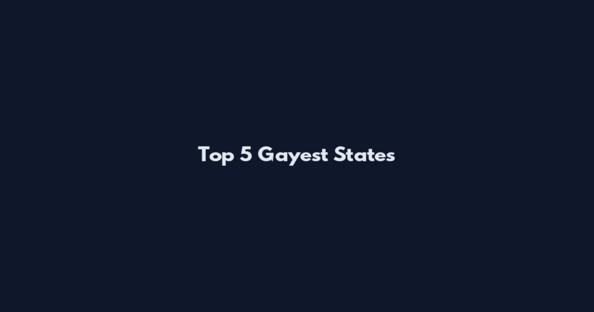 Top 5 Gayest States