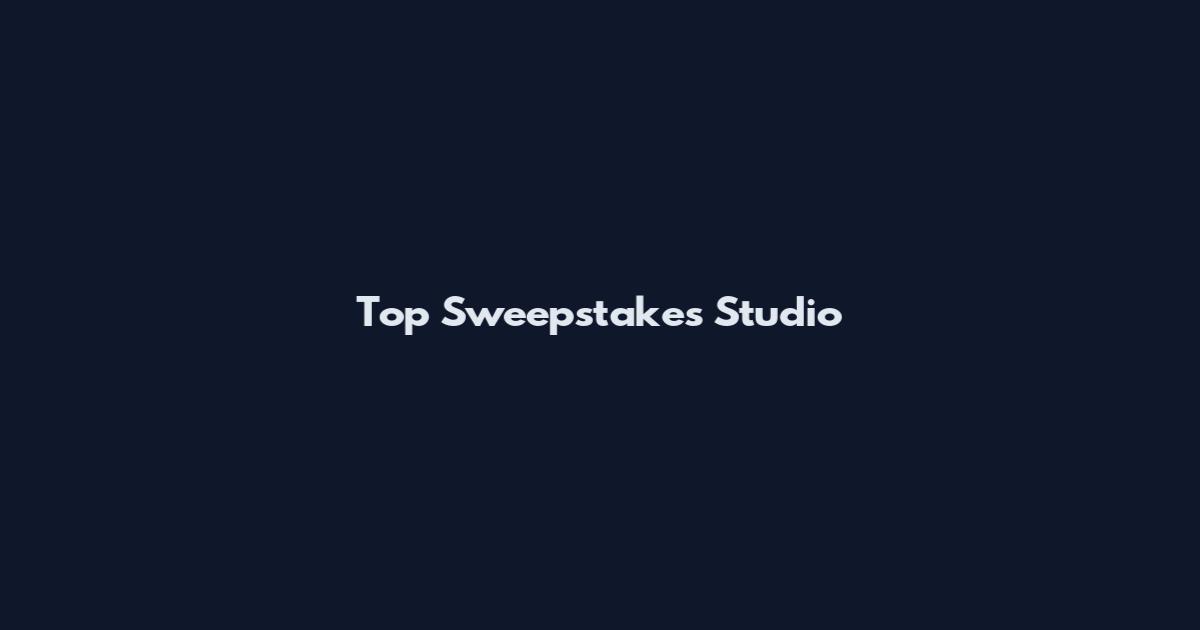 Top Sweepstakes Studio