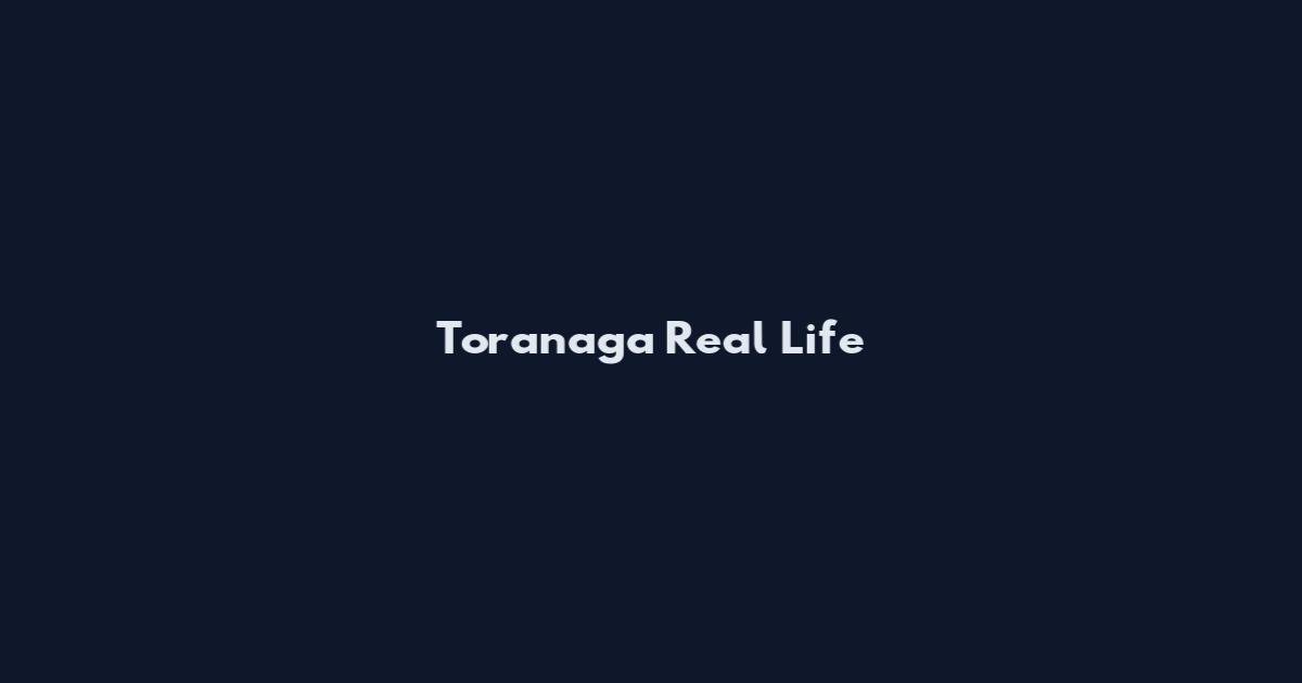 Toranaga Real Life