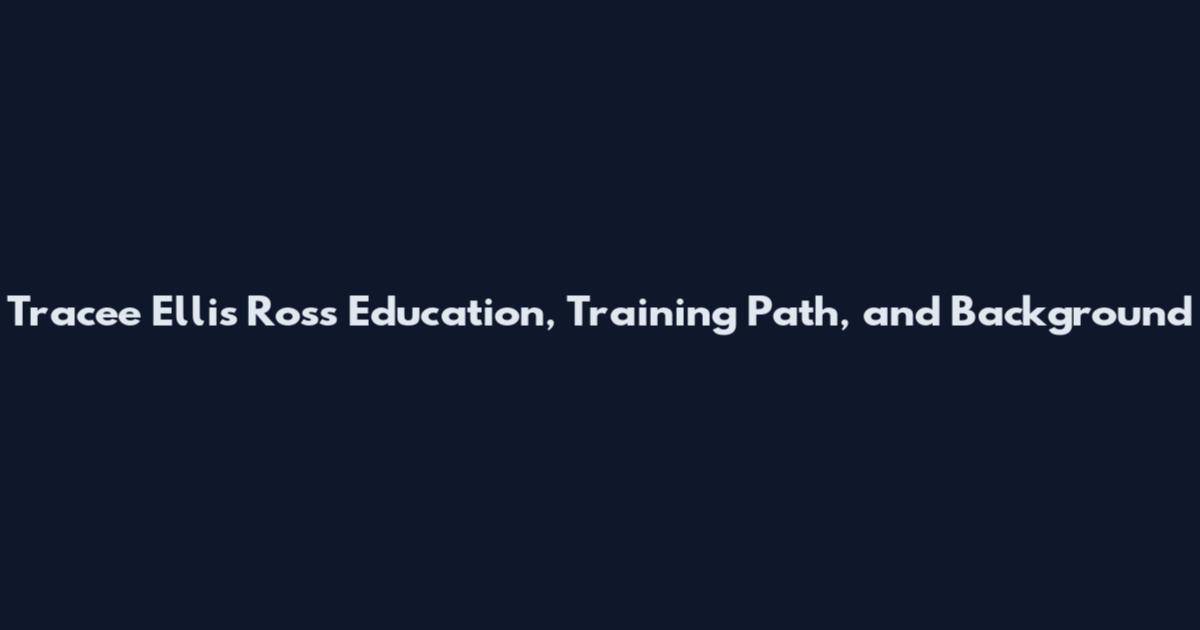 Tracee Ellis Ross Education, Training Path, and Background