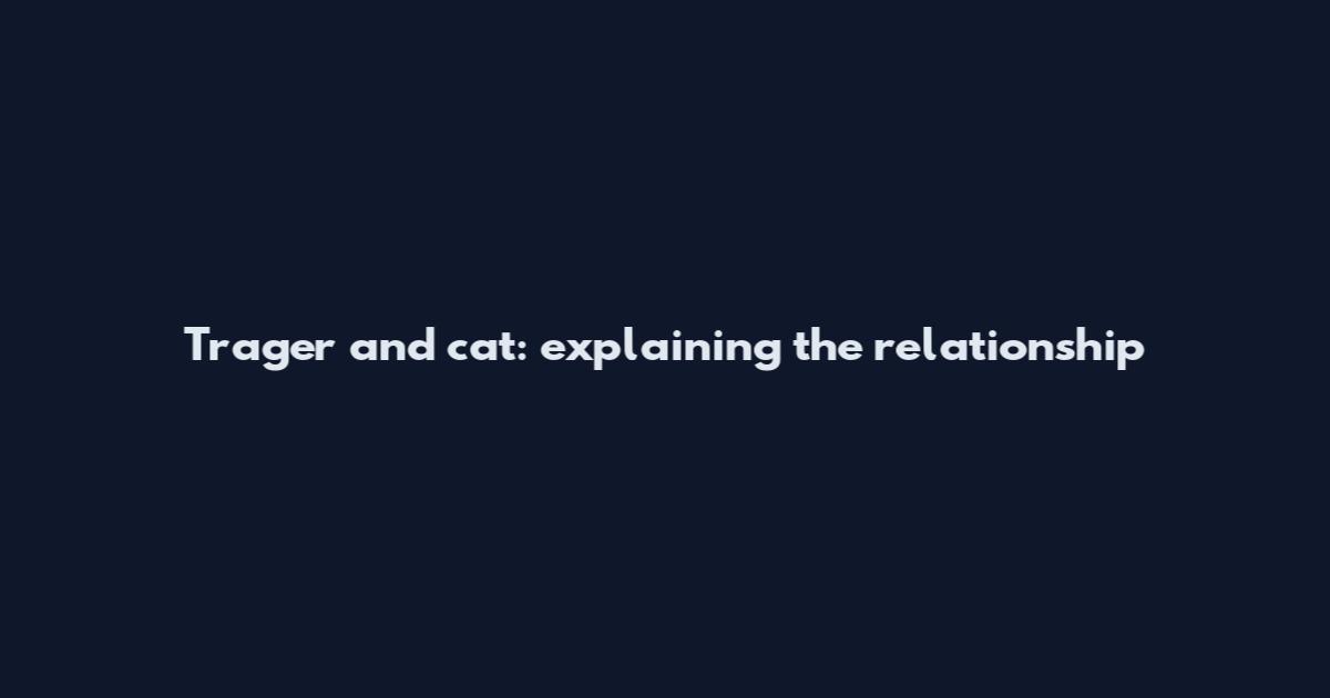 Trager and cat: explaining the relationship