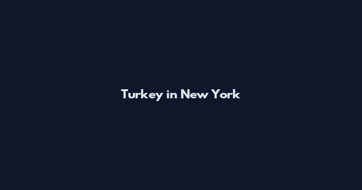 Turkey in New York