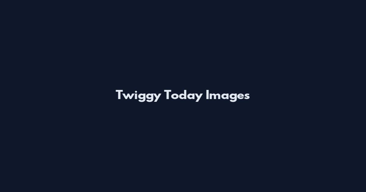 Twiggy Today Images