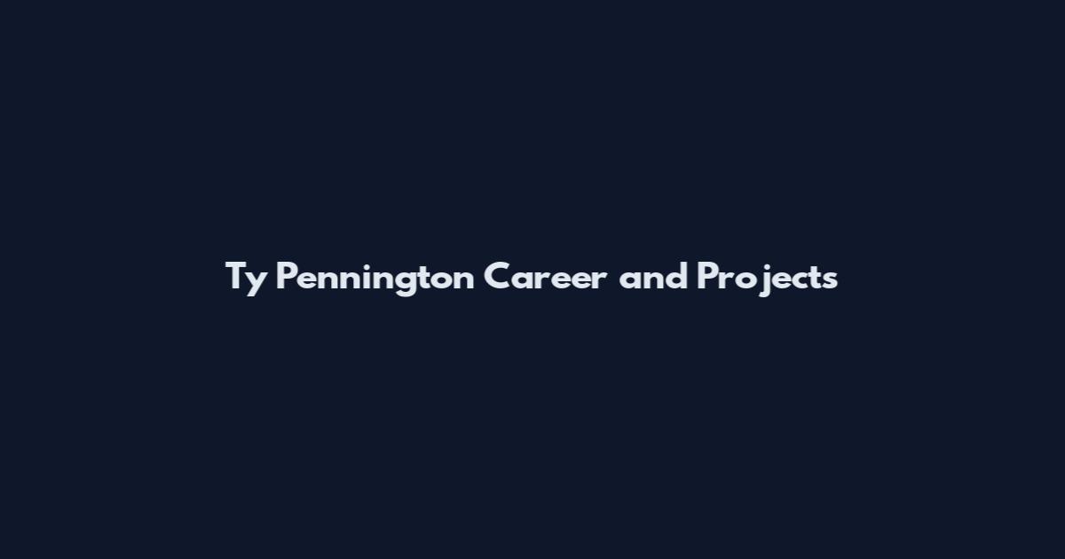 Ty Pennington Career and Projects