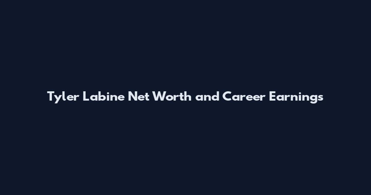 Tyler Labine Net Worth and Career Earnings