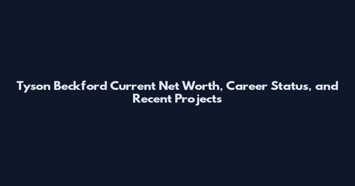 Tyson Beckford Current Net Worth, Career Status, and Recent Projects