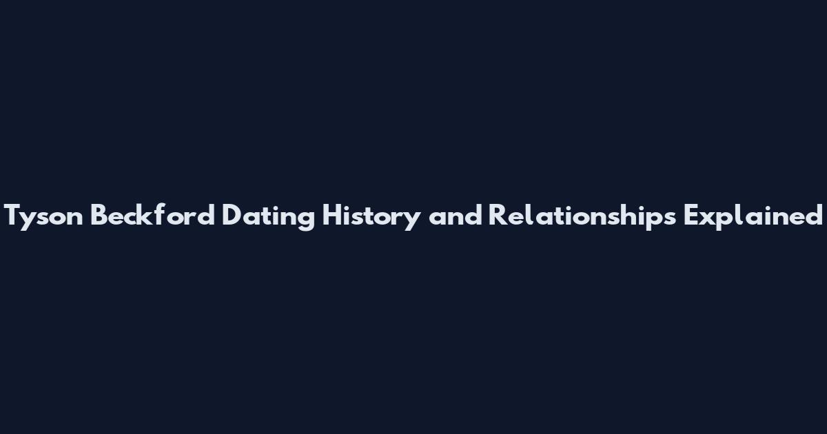 Tyson Beckford Dating History and Relationships Explained