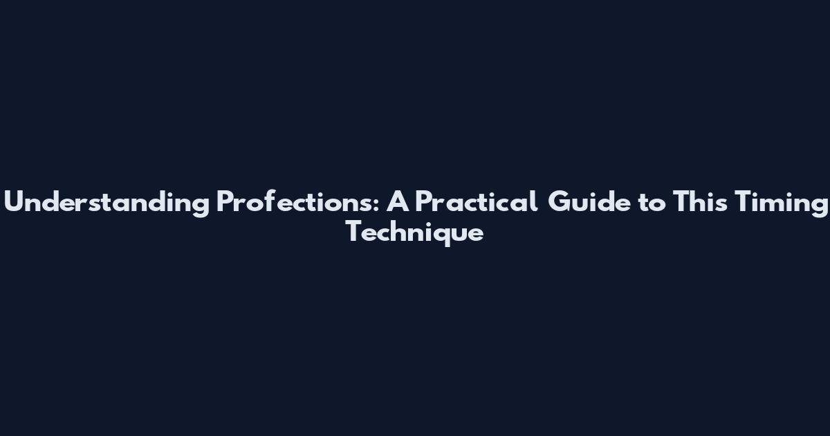 Understanding Profections: A Practical Guide to This Timing Technique