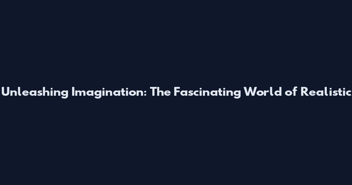 Unleashing Imagination: The Fascinating World of Realistic