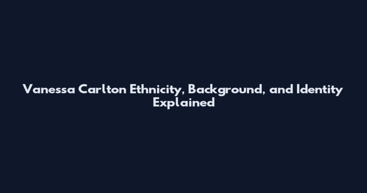 Vanessa Carlton Ethnicity, Background, and Identity Explained