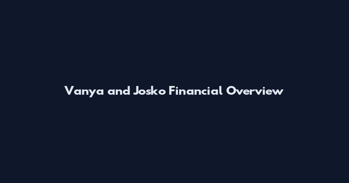 Vanya and Josko Financial Overview
